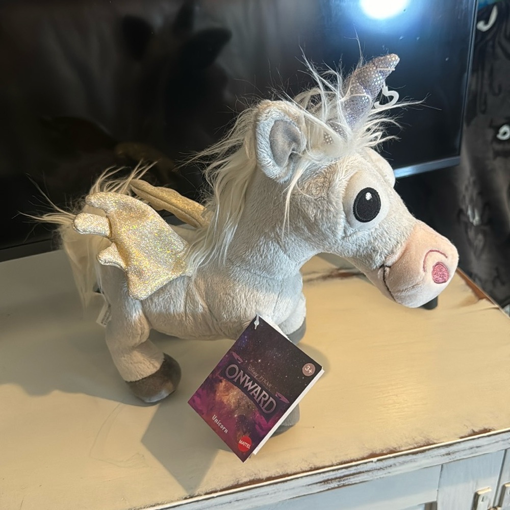 Disney Pixar Onward Trash Unicorn Plush NWT